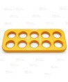 Placa multianclaje de 10 agujeros de aluminio (36 kN)