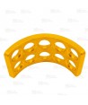 Placa multianclaje curva de 10 agujeros de aluminio (36 kN)