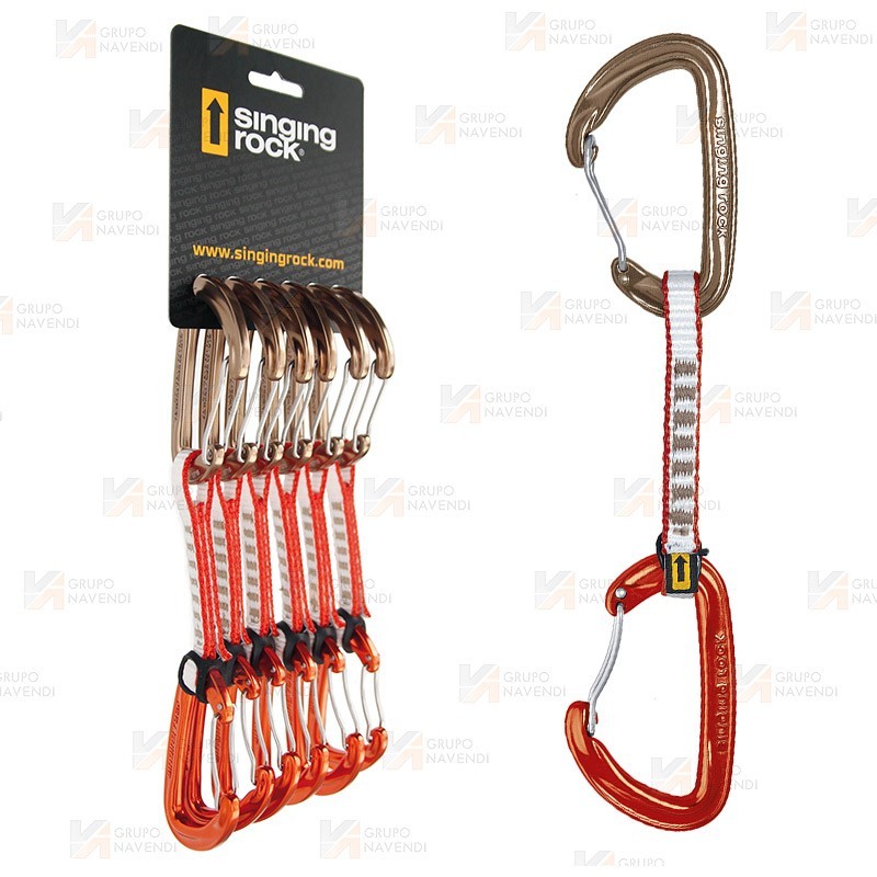 Pack de 6 cintas express de dyneema de 11 cm para escalada