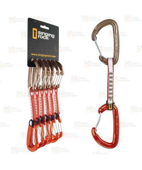 Pack de 6 cintas express de dyneema de 11 cm para escalada
