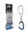 Pack de 6 cintas express con mosquetones de gatillos de alambre