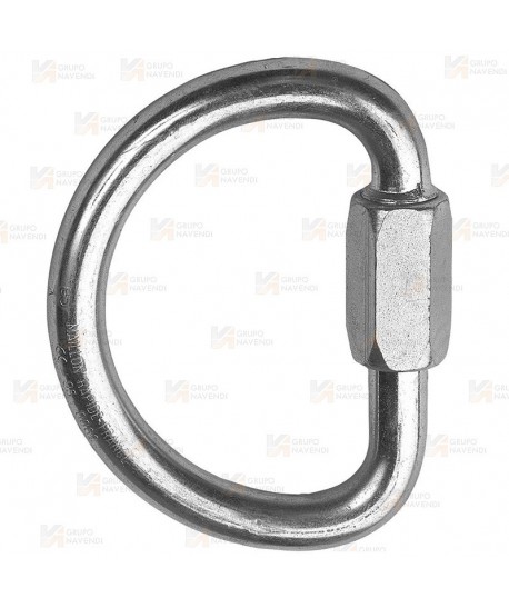 Maillón tipo "D" de acero EN 12275, EN 362 (Ø 10 mm)