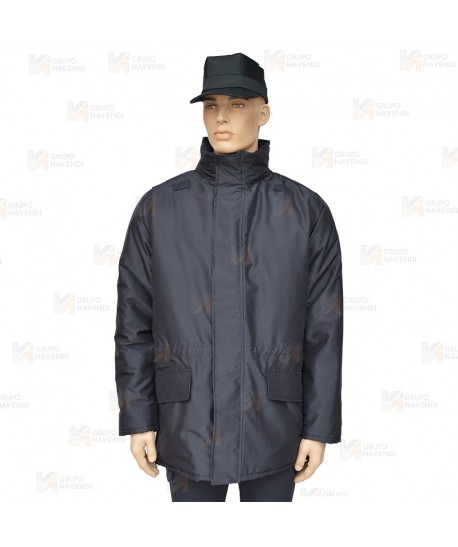 Parka ligera color azul marino,  impermeable con membrana PU para Policía Local