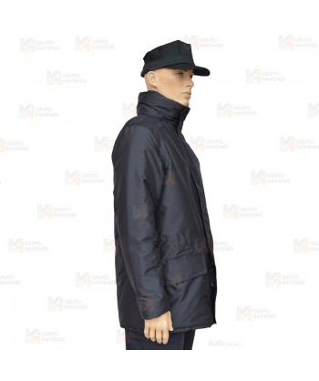 Parka ligera color azul marino,  impermeable con membrana PU para Policía Local