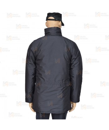 Parka ligera color azul marino,  impermeable con membrana PU para Policía Local