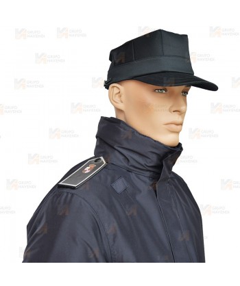 Parka ligera color azul marino,  impermeable con membrana PU para Policía Local