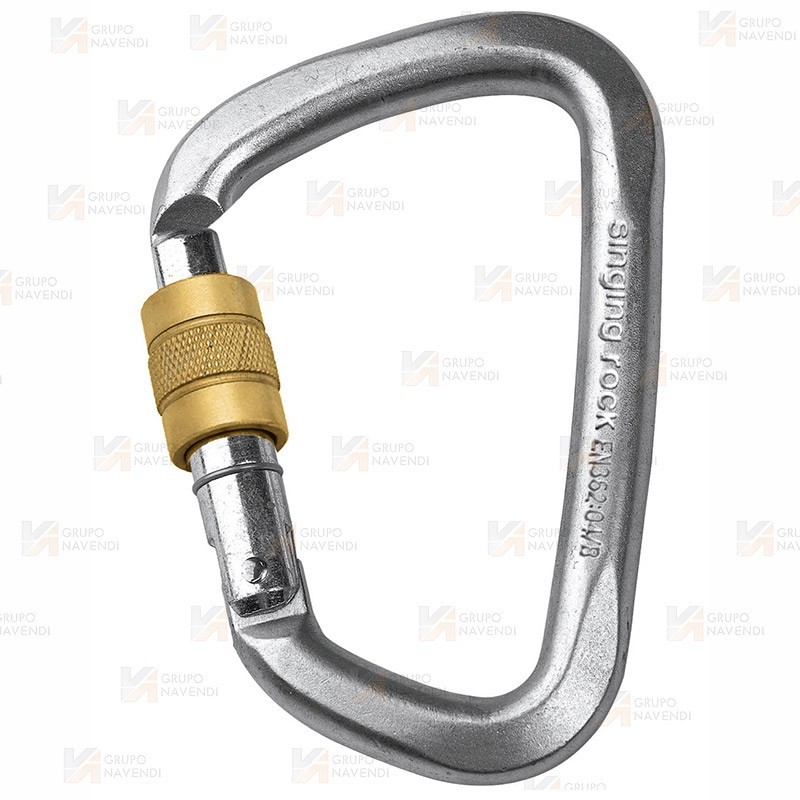 Mosquetón de acero Screw Lock (50 kN y 25 Ø)