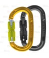 Mosquetón oval de aluminio de doble acción Twist Lock