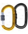 Mosquetón oval de aluminio con cierre rosca  Screw Lock  (26 kN y 21 Ø)