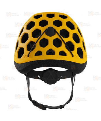 Casco HEX de Singing Rock para escalada, alpinismo color amarillo