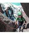 Casco HEX de Singing Rock para escalada, alpinismo color verde