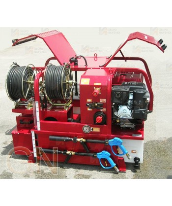 Bancada con motor Honda y bomba de 40 Bar y 50L/min (400 litros)
