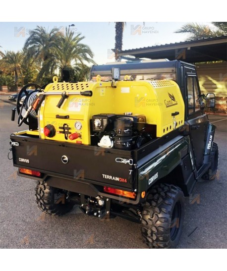 Bancada con motor Honda y bomba de 40 Bar y 50L/min (400 litros)