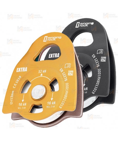 Polea grande para cuerdas hasta de 13 mm (32kN)