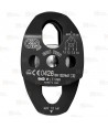 Polea doble para cuerdas con apertura y enganche doble (25 kN) color negro