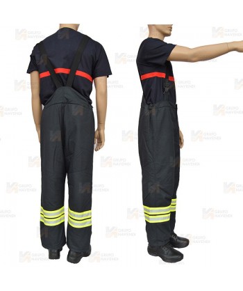 Cubrepantalón de bombero EN 469 Nivel 2 color marino tallas desde la s a la 3XL