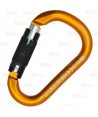 Mosquetón HMS Napik de aluminio Tri-Lock color naranja