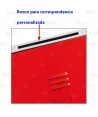 Taquilla metálica de dos puertas con rejilla para bomberos