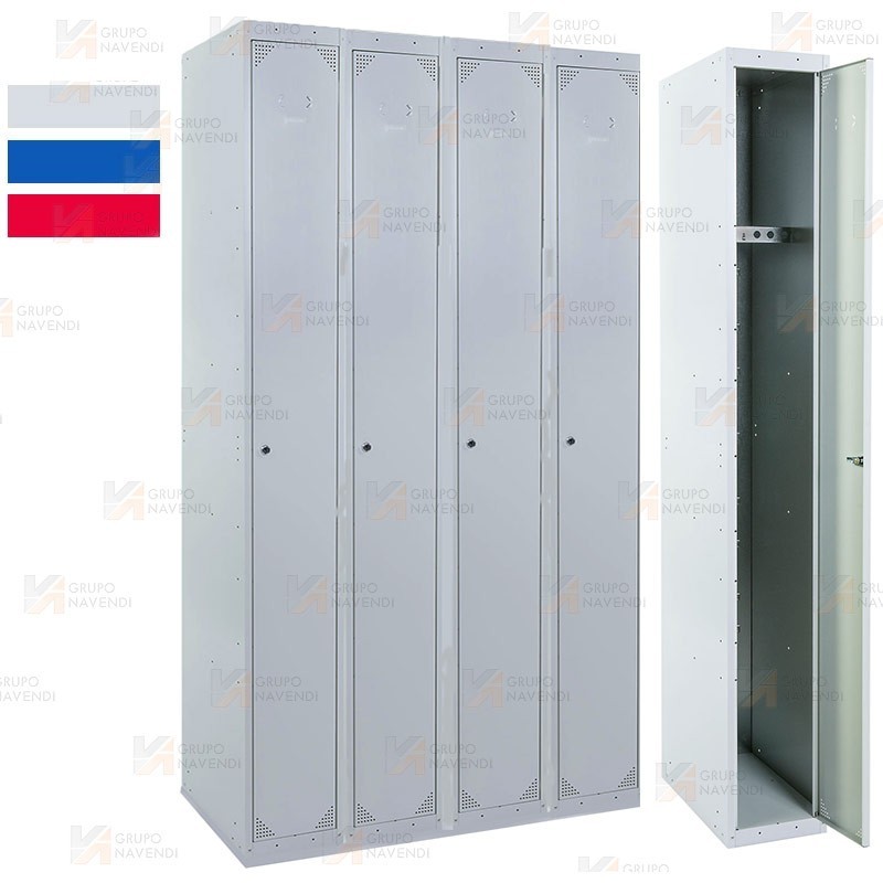 Taquillas metálica de una puerta de 50 x 180 cm