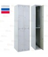 Taquilla metálica de dos puertas (Dos módulos)