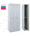 Taquilla metálica de dos puertas (Tres módulos)