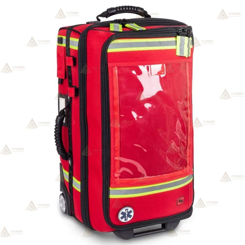 Maletín con trolley para emergencias respiratorias