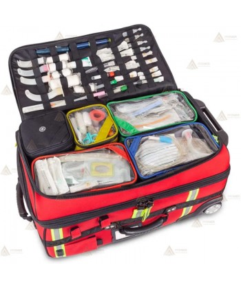 Maletín con trolley para emergencias respiratorias