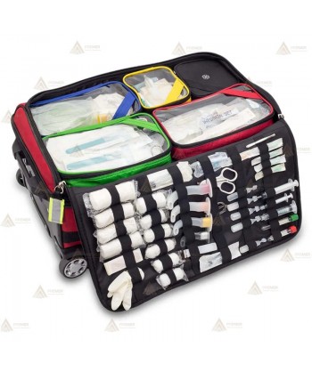 Maletín con trolley para emergencias respiratorias