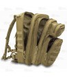 Mochila táctica sanitaria Soporte Vital Básico SVB) con sistema Molle de color kaki