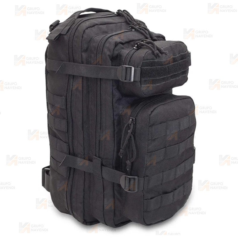 Mochila táctica sanitaria Soporte Vital Básico SVB) con sistema Molle de color
