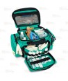 Bolsa sanitaria de mediana capacidad color verde (21 lit.)
