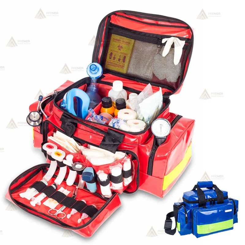 Bolsa ligera emergencias de Tarpaulin impermeable color rojo