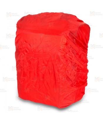 Mochila de media capacidad de Soporte Vital Básico color rojo