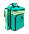 Mochila de media capacidad de Soporte Vital Básico color verde