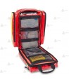 Mochila de media capacidad de Soporte Vital Básico de Tarpaulin color rojo