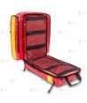 Mochila de media capacidad de Soporte Vital Básico de Tarpaulin color rojo