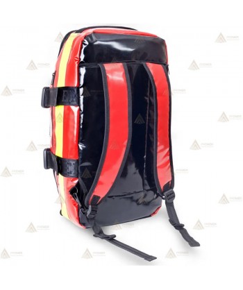 Mochila trapezoidal soporte vital básico (SVB) color rojo