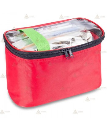 Mochila trapezoidal soporte vital básico (SVB) color rojo