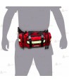 Riñonera o bandolera para emergencias color rojo