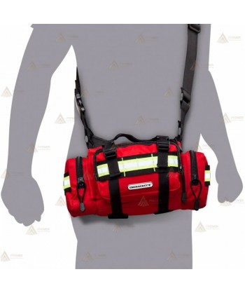 Riñonera o bandolera para emergencias color rojo