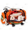 Riñonera o bandolera para emergencias color naranja