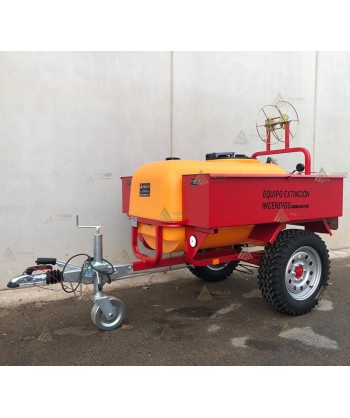 Remolque contra incendios con bomba de 10 Bar - 500 lit/min para Aeródromos y Helipuertos.