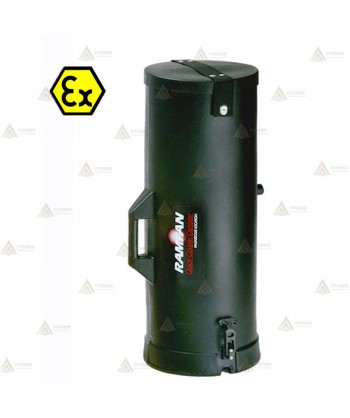 Maleta con tubo helicoidal ATEX de 20 cm de Ø para extractor UB20
