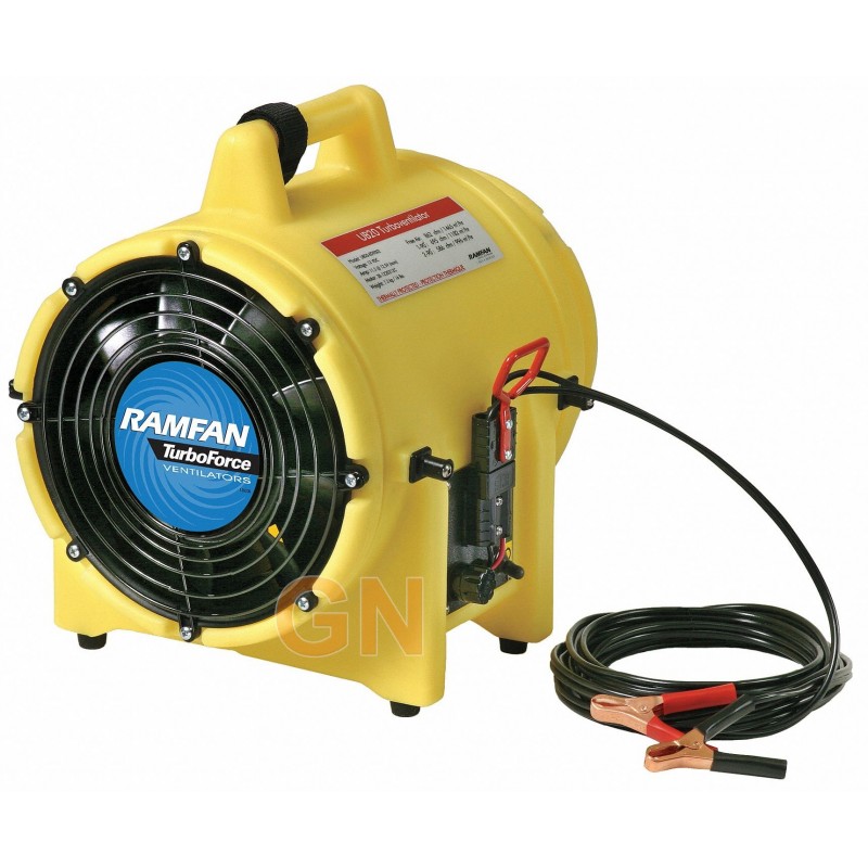 Ramfan UB20-12V ventilador-extractor de aire, potente, compacto y ligero de 12 VDC