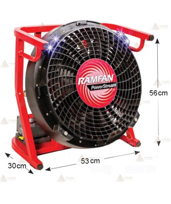 PPV a baterías de litio de 0,9 Hp 700W  (17.194 m³/h)