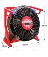 PPV a baterías de litio de 0,9 Hp 700W  (17.194 m³/h)