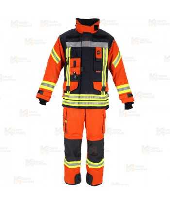 Cubrepantalón de intervención para bomberos color naranja