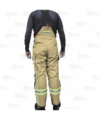 Cubrepantalón de intervención para bomberos color arena