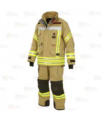 Cubrepantalón de intervención para bomberos color arena