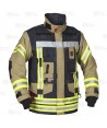 Chaquetón de intervención para bomberos color marino/arena